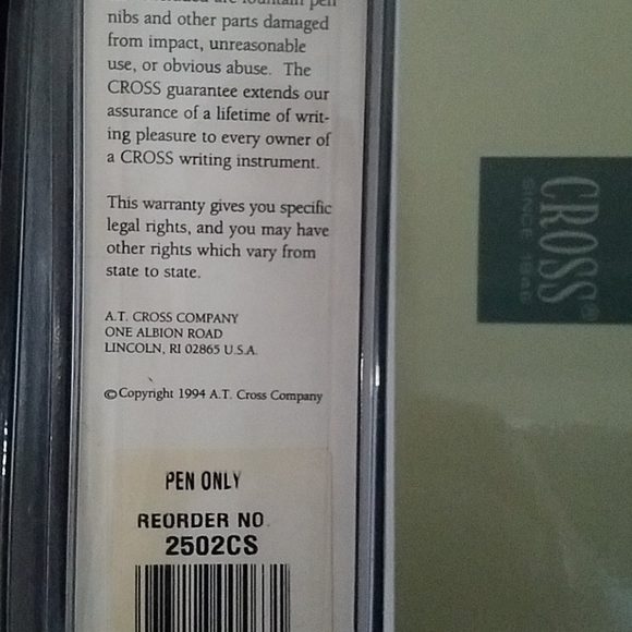 Vintage Cross pen - Picture 4 of 4